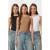 Fitted Katoenen 3-Pack Tanktop