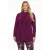 YOEK tuniek Plus Size – paars