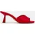 Steve Madden Ivie Mules Red Satin