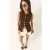 Getailleerde Mouwloze Knopsluiting Vest met Ronde Hals