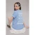 TRENDYOLMİLLA Dames Donkerblauw Grafisch Kort Oversized T-shirts