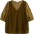White Stuff Cleo Velvet Mix Top Khaki Green