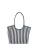 Nat&Nin Shopper ‘Milan’  marine / wit