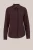 WE Fashion – Dames blouse met fijne structuur – Regular fit – Aubergine –
