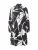 COMMA Blousejurk  zwart / offwhite