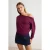 TRENDYOLMİLLA Dames Bordeauxrood Effen Lang, Relaxed fit Sweatshirts