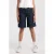 America Today gestreepte short dark blue denim