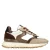 Manfield leren sneakers – taupe