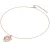 Rafaela Donata Ketting  rose-goud / zilver / transparant