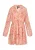 DreiMaster Vintage Blousejurk ‘Vintage’  crème / abrikoos / roestrood / knalrood
