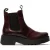 Fly London Dames Wijn MEDI789 Wedged Chelsea Enkel Leren Platform Laarzen