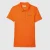 Women’s Lacoste Slim-Fit L.12.D Ribbed Cotton Polo Shirt in Orange