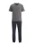 Dagi Pyjama lang  grijs / antraciet
