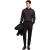 Ted Baker Herenoverhemd met bloemenprint, kraag en lange mouwen (Donkerbruin)