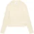 Trui met logopatch en ribbels
