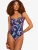 love & roses Badpak  blauw / navy / lila / wit