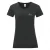 Dames-T-shirt Fruit of the Loom Vintage Small Logo Print