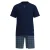 TOM TAILOR Pyjama kort  blauw