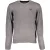 Gianmarco Venturi Grigio Katoenen Heren Sweater