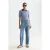 Scotch & Soda Pointelle Collared Knitted Tee Infinity Melange