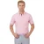 Modern Fit Ledub overhemd korte mouw roze