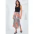 Satin A-Lijn Elastische Taille Midi Rok