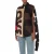 Moschino Patchwork Silk Twill Shirt Brown