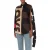 Moschino Patchwork Silk Twill Shirt Brown