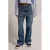 America Today high waist straight leg jeans Irvine dark blue denim