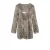 NOISY MAY Curve mini jurk met panterprint met pailletten beige