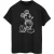 Disney Heren Mickey Mouse Schets Katoen T-Shirt (Zwart)