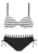 LASCANA Bikini  zwart / wit