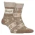 2 Paar Dames Thermische Patroon Fair Isle Sokken Warme Wintersokken