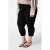 MS Mode slim high waist casual broek zwart