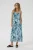 Jurk Regular fit Teal Leopard Print