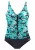 PETITE FLEUR Badpak  turquoise / zwart