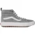 Vans Hoge sneakers met suède zijkantstreep en plateauzool voor dames (Motregen)