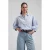 Florez gestreepte blouse blauw