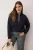 Trendyol Curve Dames Donkerblauw Effen Lang Regular fit Grote maten Sweatshirts