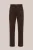WE Fashion – Heren regular fit chino – Slim Fit – Donkerbruin – Katoen –