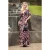 Laura Floral maxi jurk in zwart