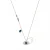 Swarovski Kettingen – Symbolic pendant Evil eye Mixed metal finish in blue