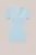 WE Fashion – Dames T-shirt met V-hals – Slim Fit – Pastelblauw – Katoen –