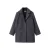 Mango Kids pied-de-poule mantel – grijs