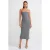 Strapless Bodycon Midi-jurk