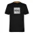 Boss Heren Gestikt Katoenen Logo T-shirt (Zwart)