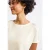 Street One Dames Shirt van jersey met gaasdetail in Wit