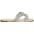 Dune London Lo Lavenham platte slippers voor dames (Zilver)