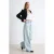 TRENDYOLMİLLA Dames Blauw Effen Wijde pijp Hoge taille Jeans