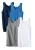 Maier Sports Onderhemd  navy / blauw gemêleerd / grijs gemêleerd / wit
